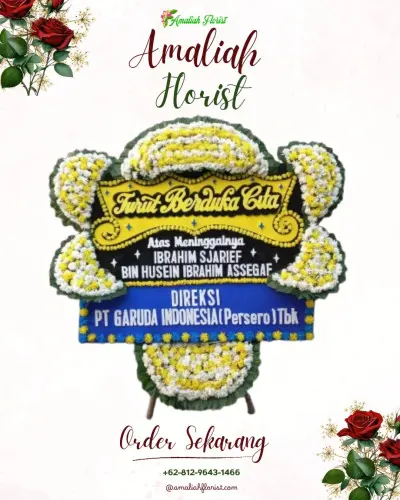 Papan Bunga Duka di Slawi