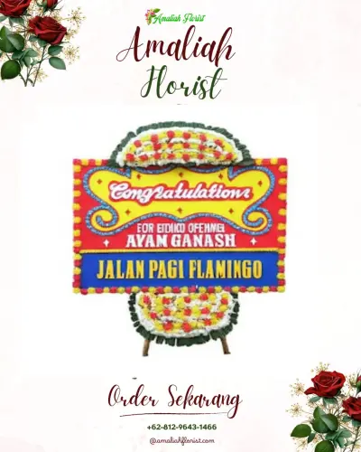 Bunga Papan Congratulation di Slawi